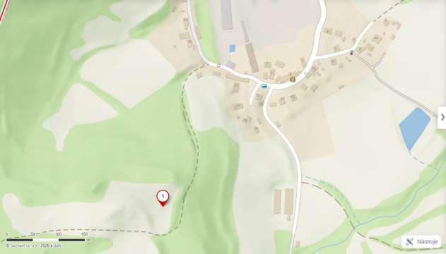 Pozemky-id. podíl 1/2- Lestkov u Klášterce nad Ohří